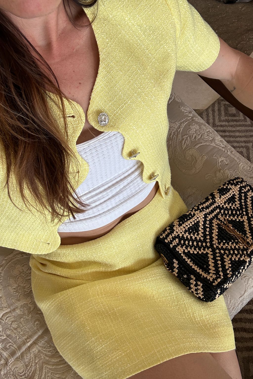 Sunday Yellow Mini Skirt - Image 11