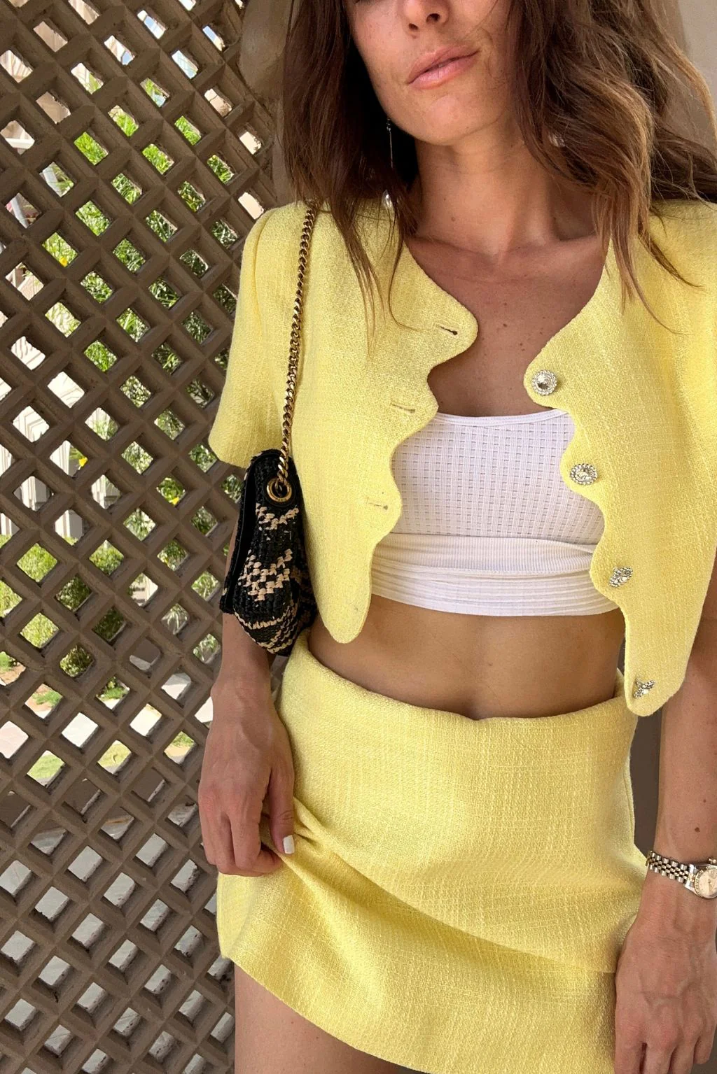 Sunday Yellow Mini Skirt - Image 5