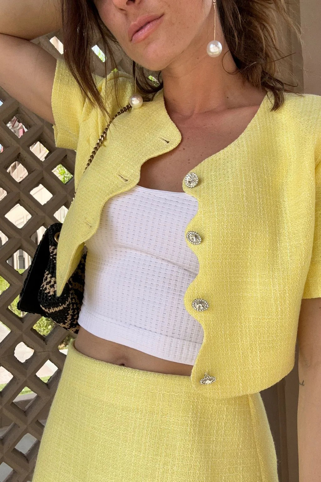 Sunday Yellow Mini Skirt - Image 8