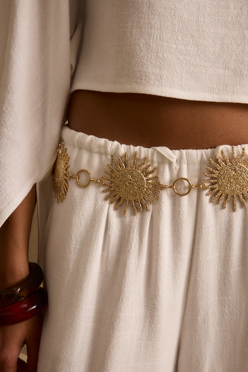 Sunrise Gold Chain Belt - Image 3