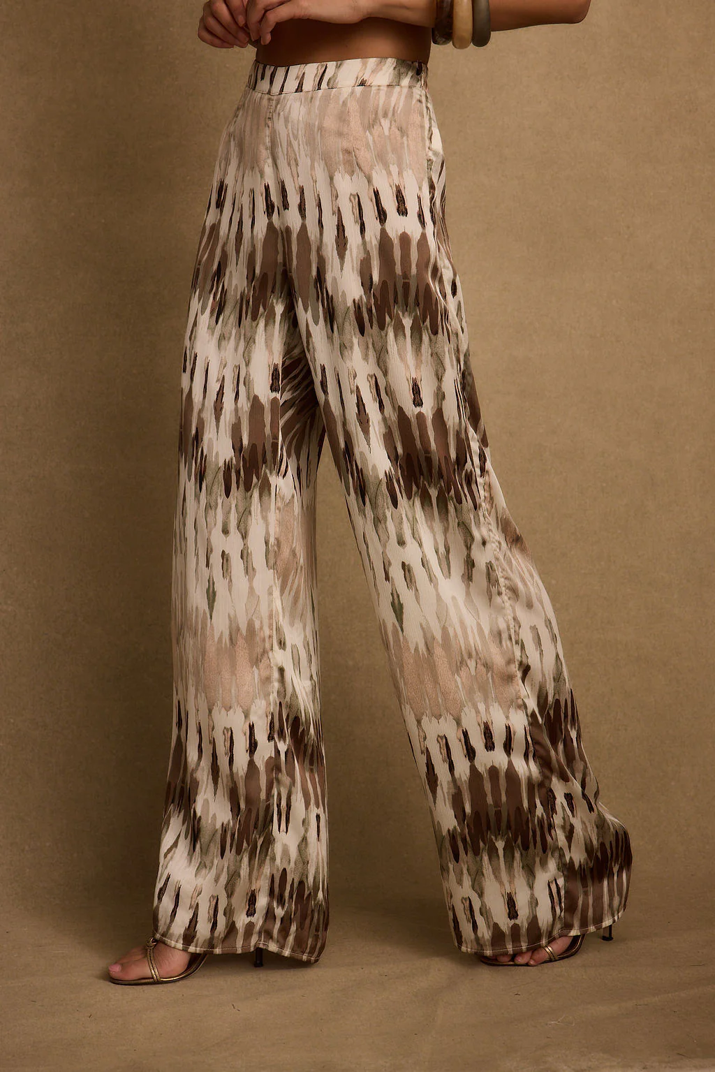 Taza Abstract Satin Pant - Image 7