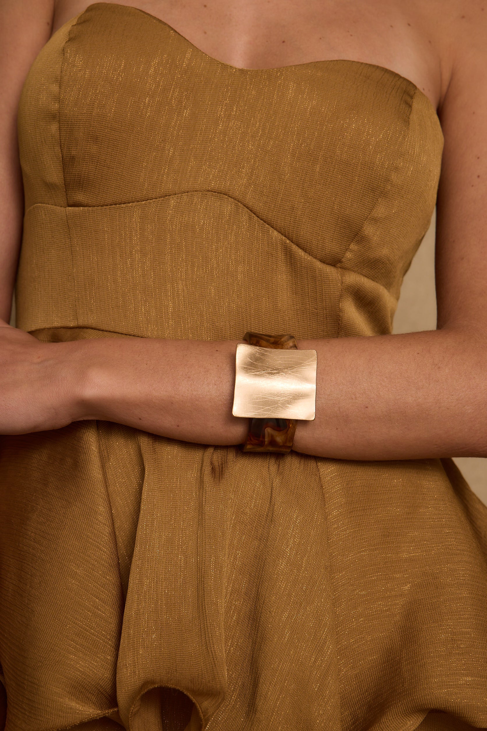 Terra Gold and Tortoise Bangle - Image 2