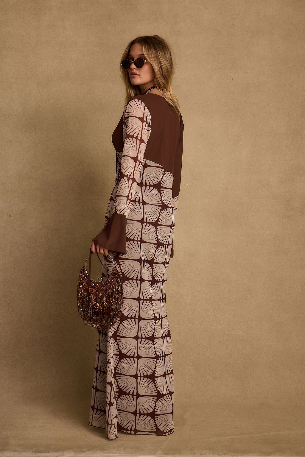 Thea Block Print Maxi Dress - Image 7