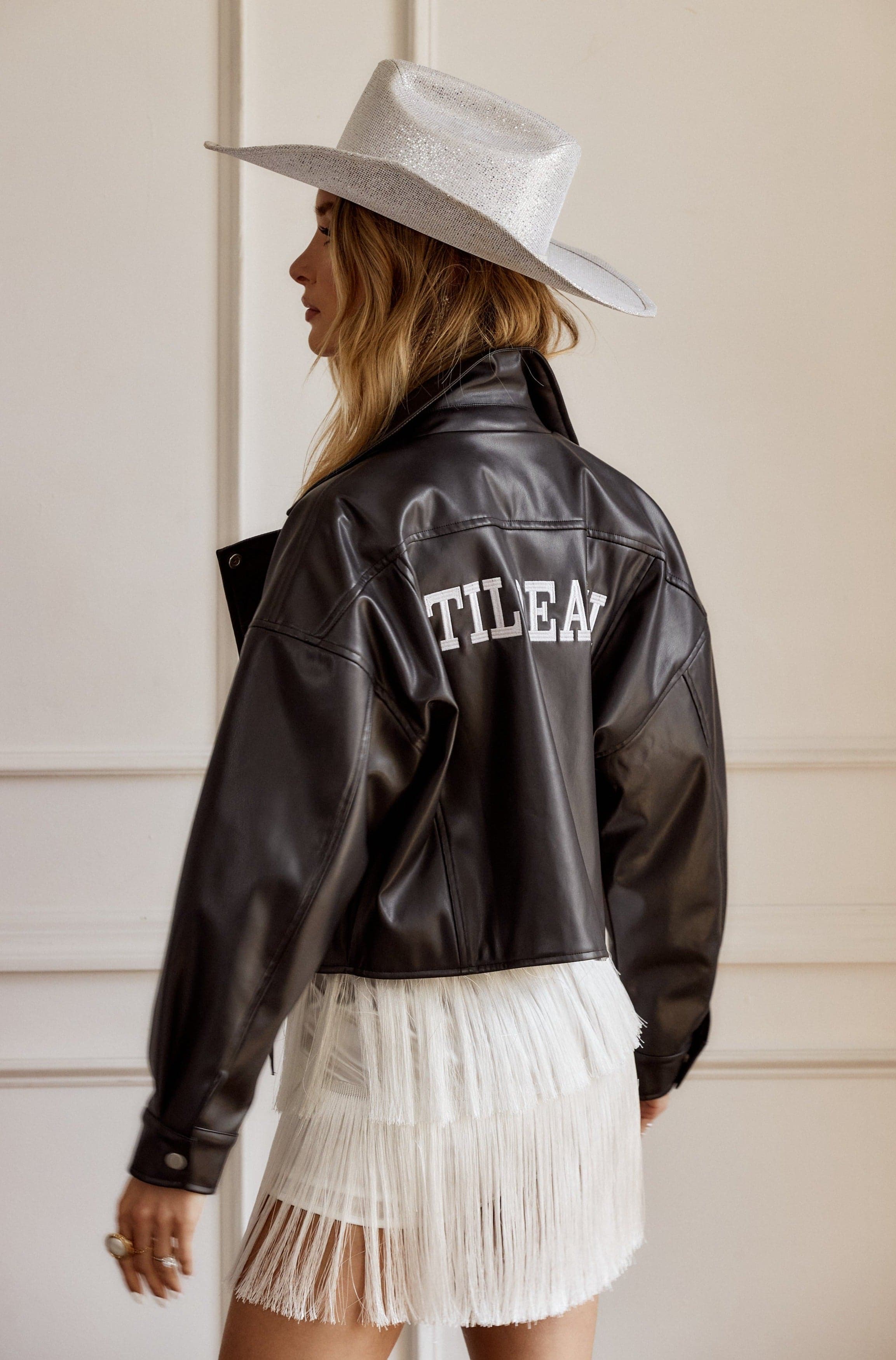 'Til Death Black Vegan Leather Jacket - Image 5