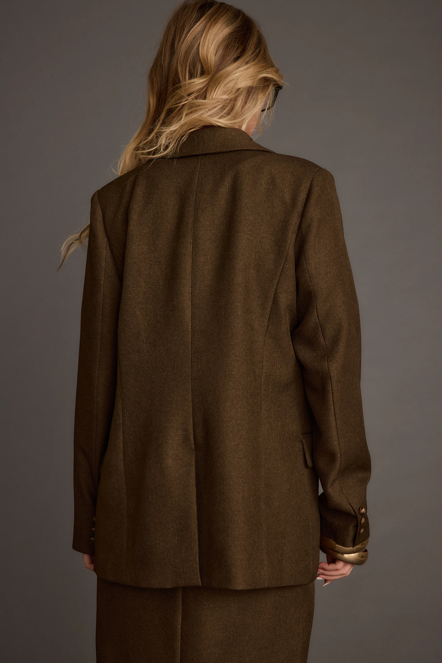 Tory Mocha Twill Blazer - Image 8