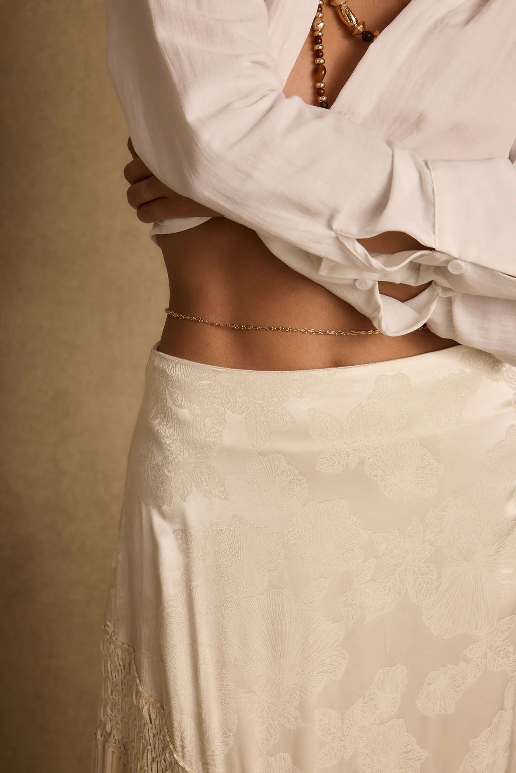 Virgo Gold Layered Belly Chain - Image 3