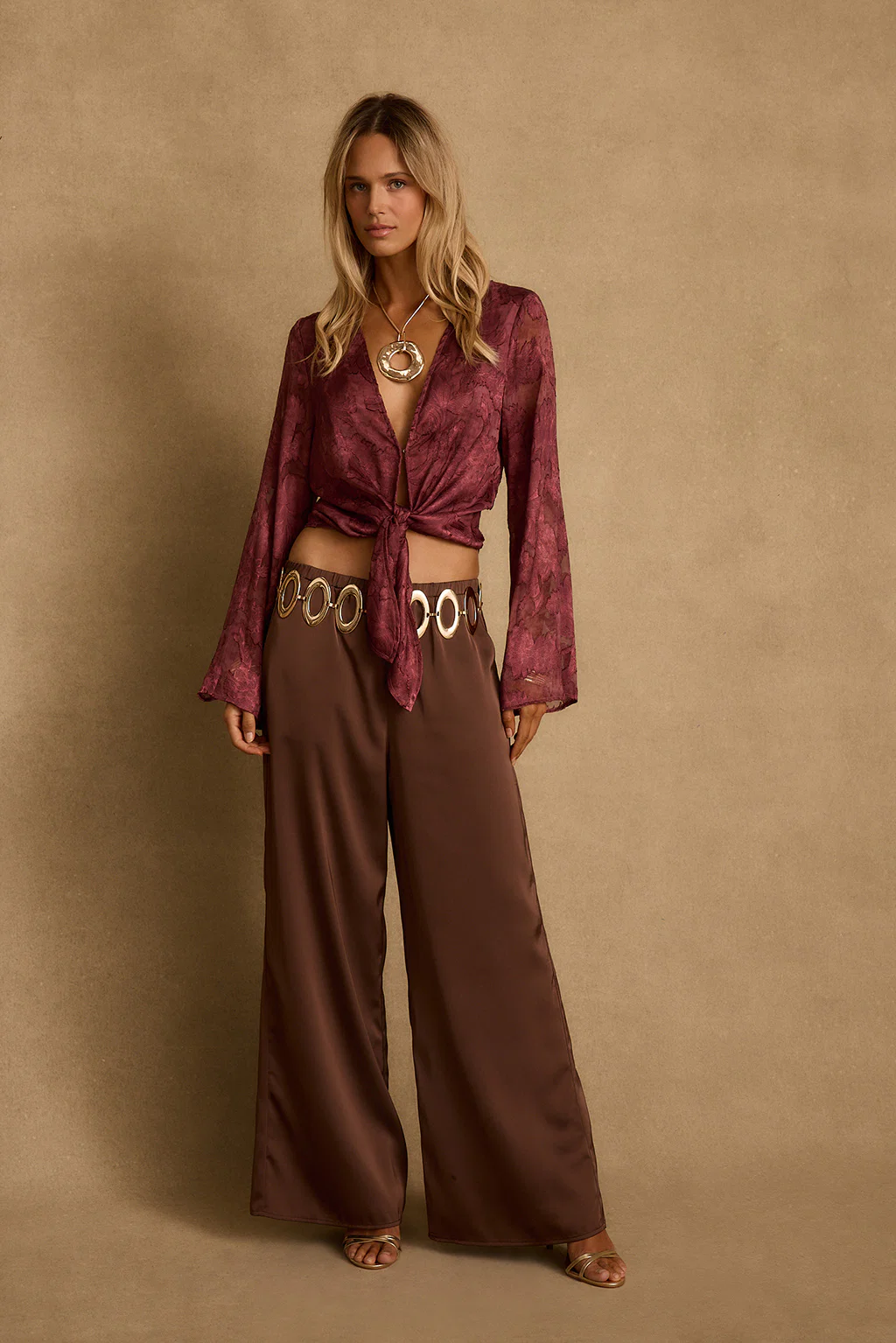 Waverly Mulberry Blouse - Image 2