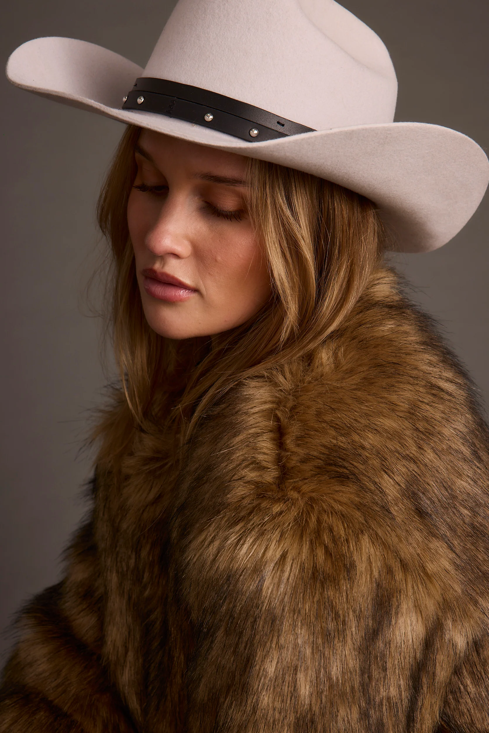 Whiskey Grey Cowboy Hat - Image 3