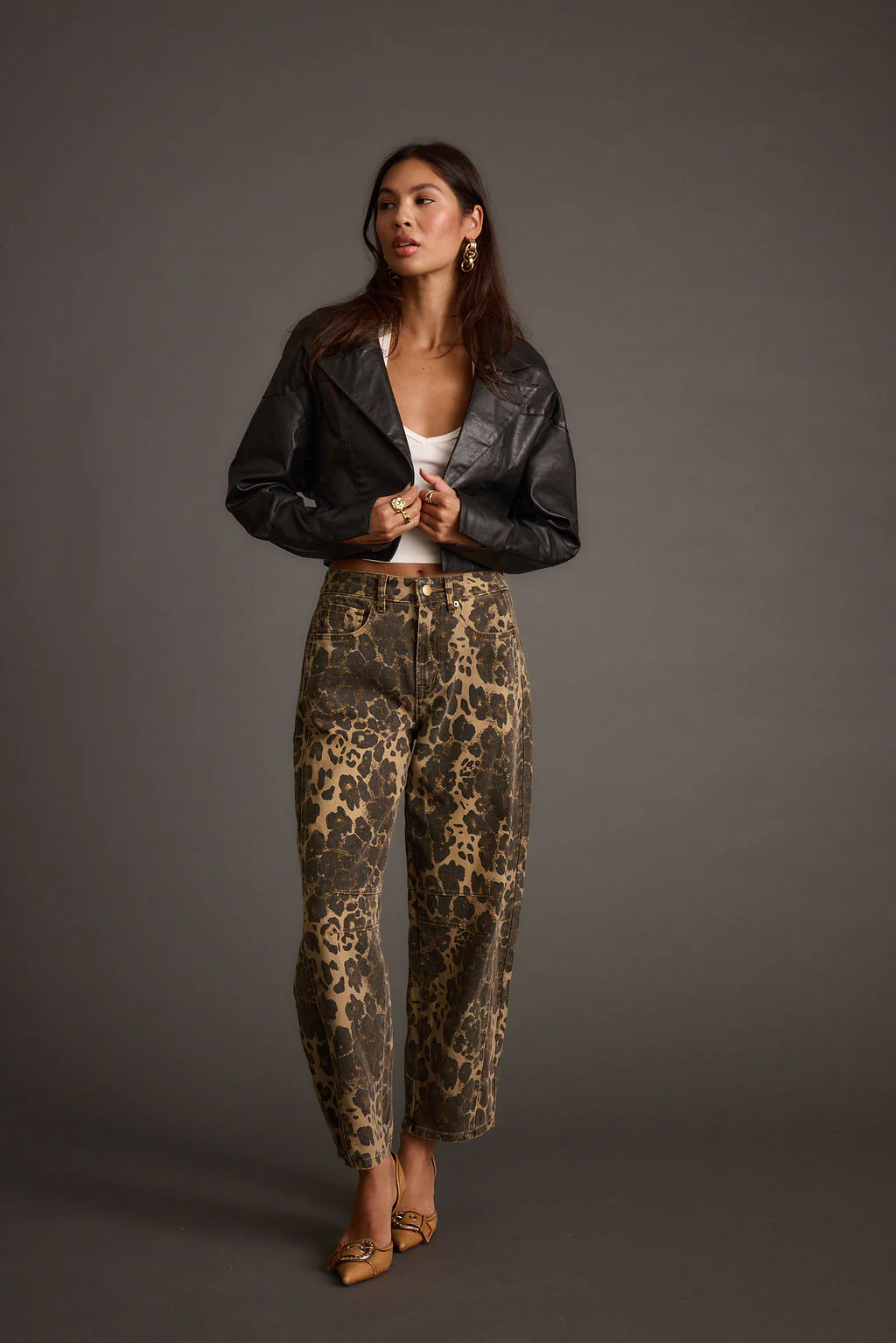 Wilde Black Vegan Leather Jacket - Image 2