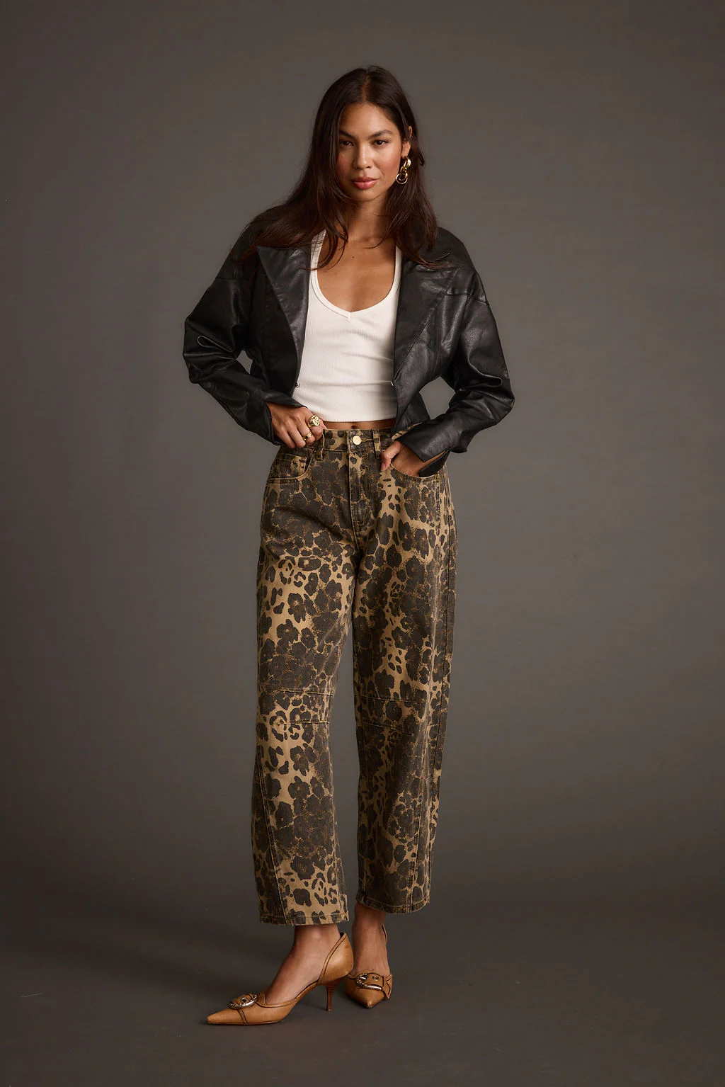 Wilde Black Vegan Leather Jacket - Image 9